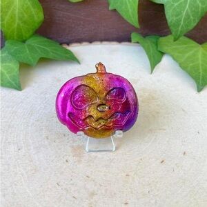 Bismuth Crystal Pumpkin Halloween